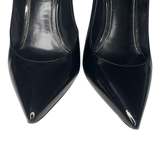 Saint Laurent Opyum 110 YSL Pumps EU 37 US 7 Black Patent Pointed High Heels - Picture 4 of 11